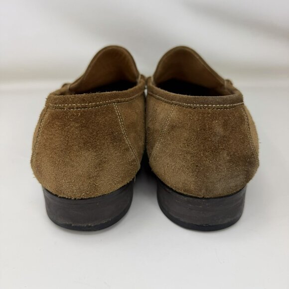 Eduard Meier Suede Leather Penny Loafers Brown Men’s Size 11 E main image 6